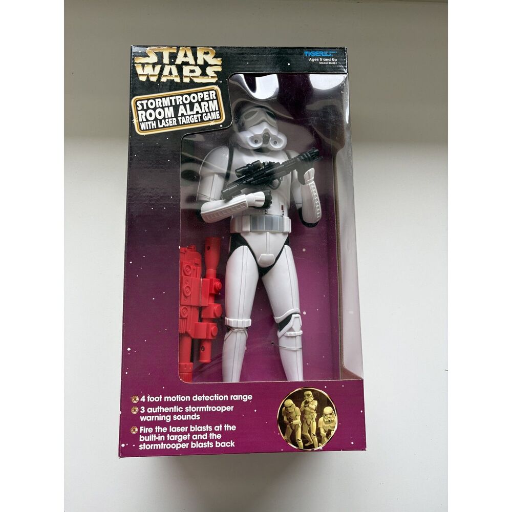 1997 Vintage Star Wars Stormtrooper Room Alarm Tiger Laser Target